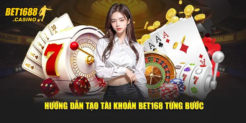 Hướng dẫn tạo tài khoản Bet168 từng bước