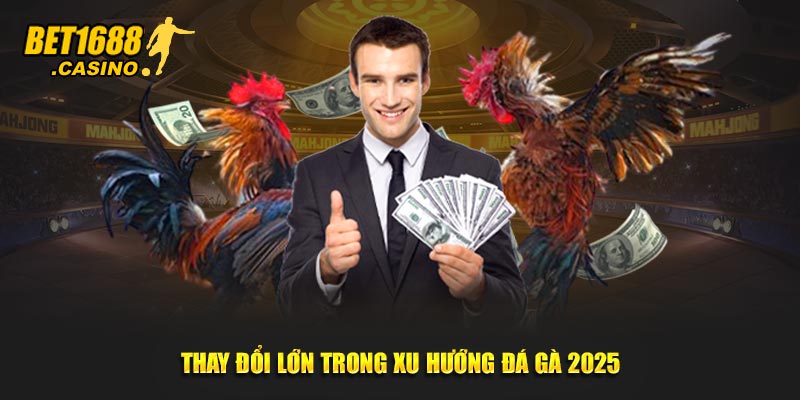 Thay đổi lớn trong xu hướng đá gà 2025